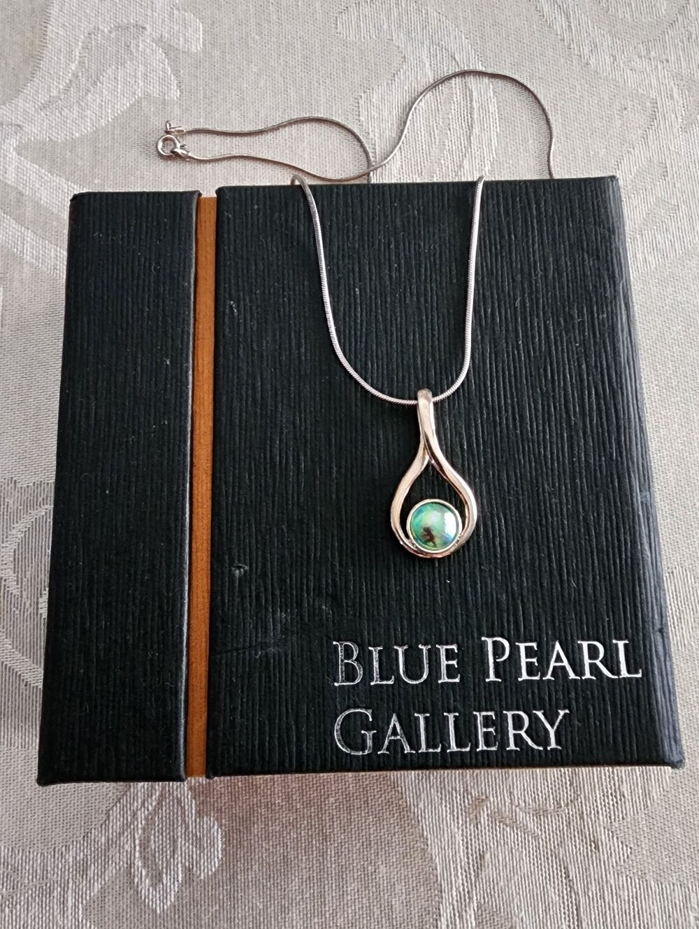 Blue Pearl Gallery Necklace
